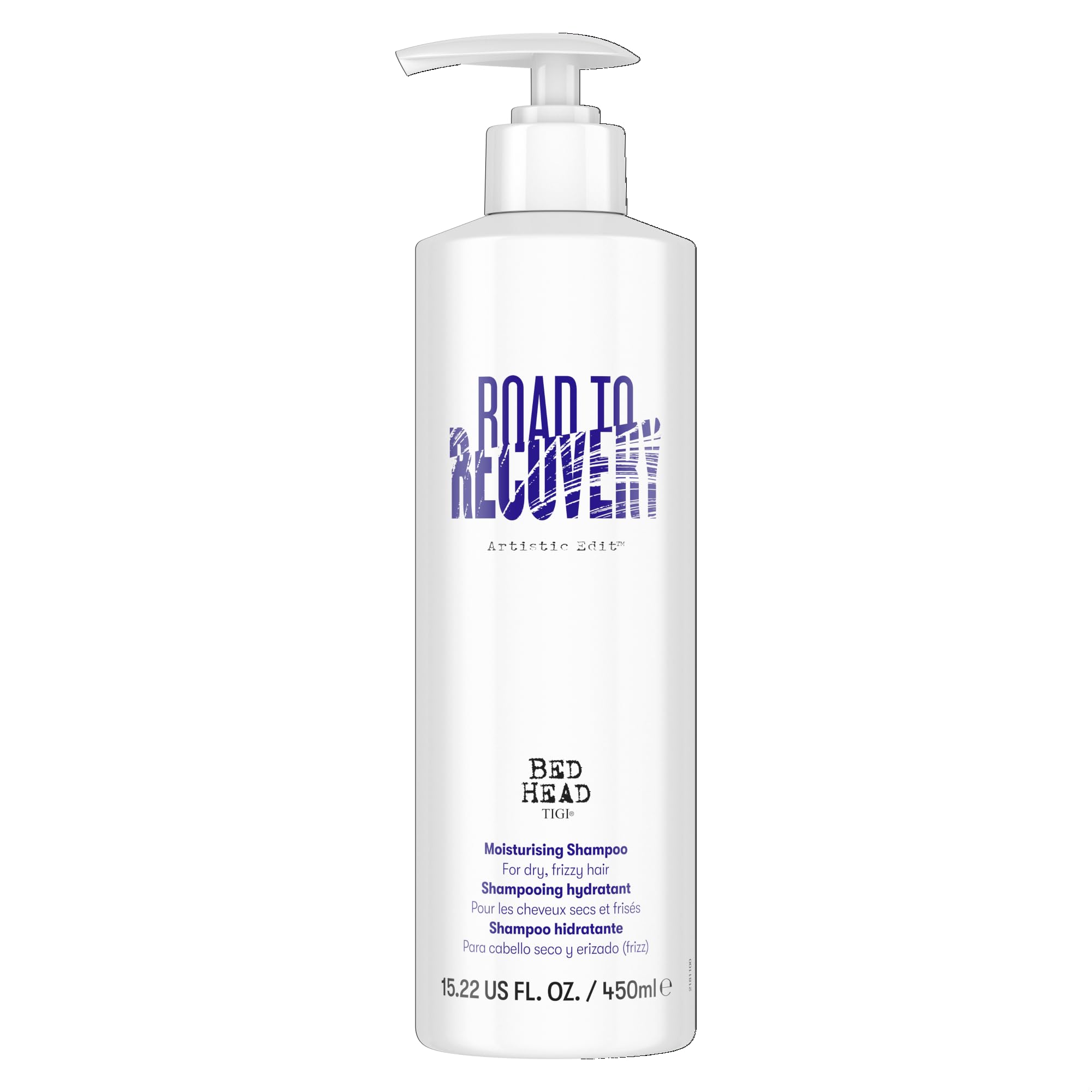 TIGI Bed Head Artistic Edit Moisturizing Shampoo for Damaged Hair - Keratin & Coconut Oil Treatment (15.22 fl oz, Pack of 12) | Repair Dry & Brittle Hair for Salon-Quality Results at Home | Perfect for Color-Treated & Chemically Processed Hair