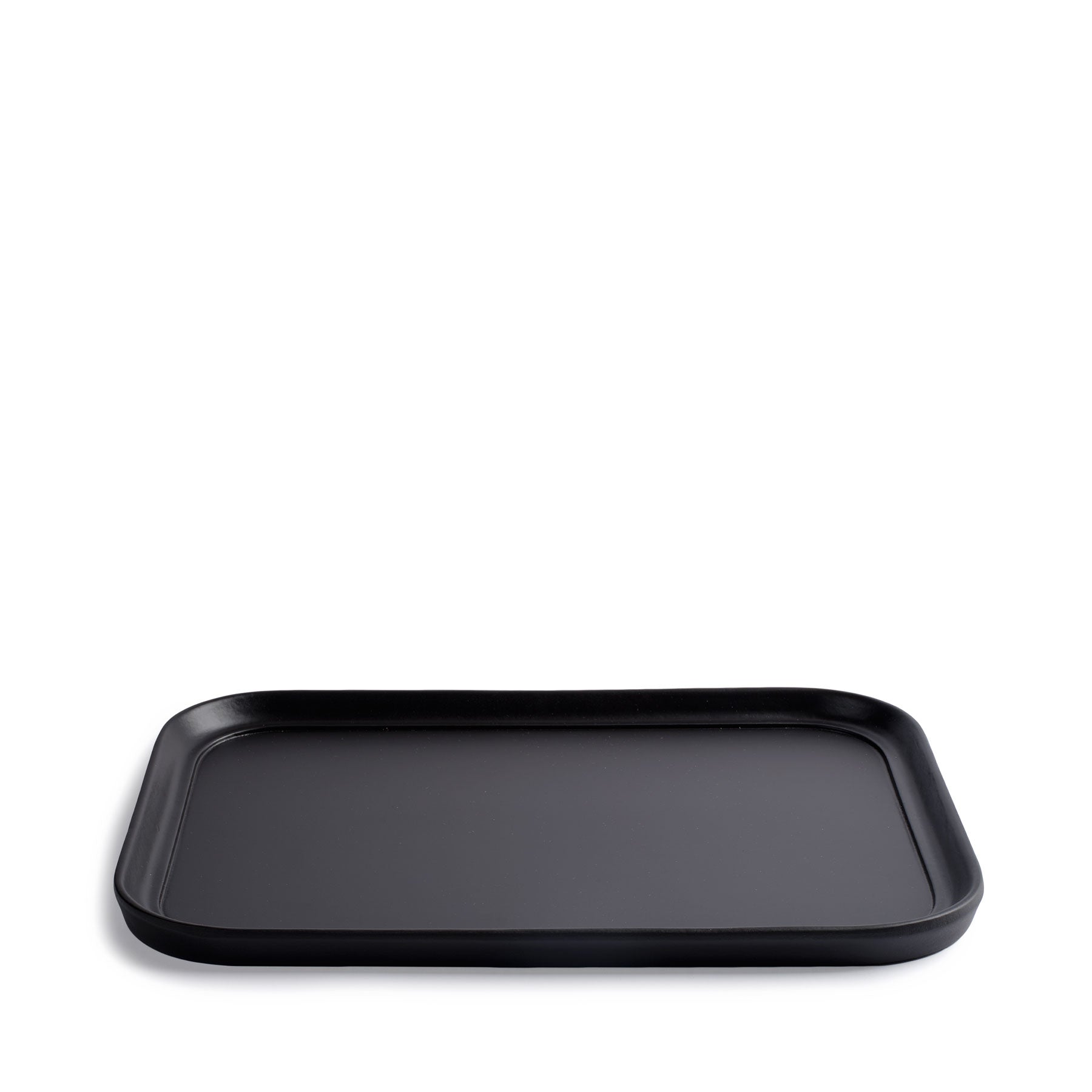 Large Black Bernice Tray - Elegant Serving Tray for Dining, Entertaining & Home Decor | Perfect for Parties, Weddings & Coffee Table Display