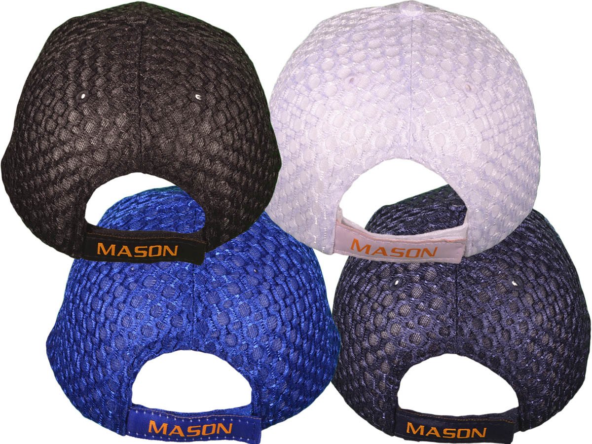 KYS 12-Pack Wholesale Masonic Baseball Caps - Embroidered Freemason Hats for Men - Perfect for Lodge Meetings, Brotherhood Events & Outdoor Activities