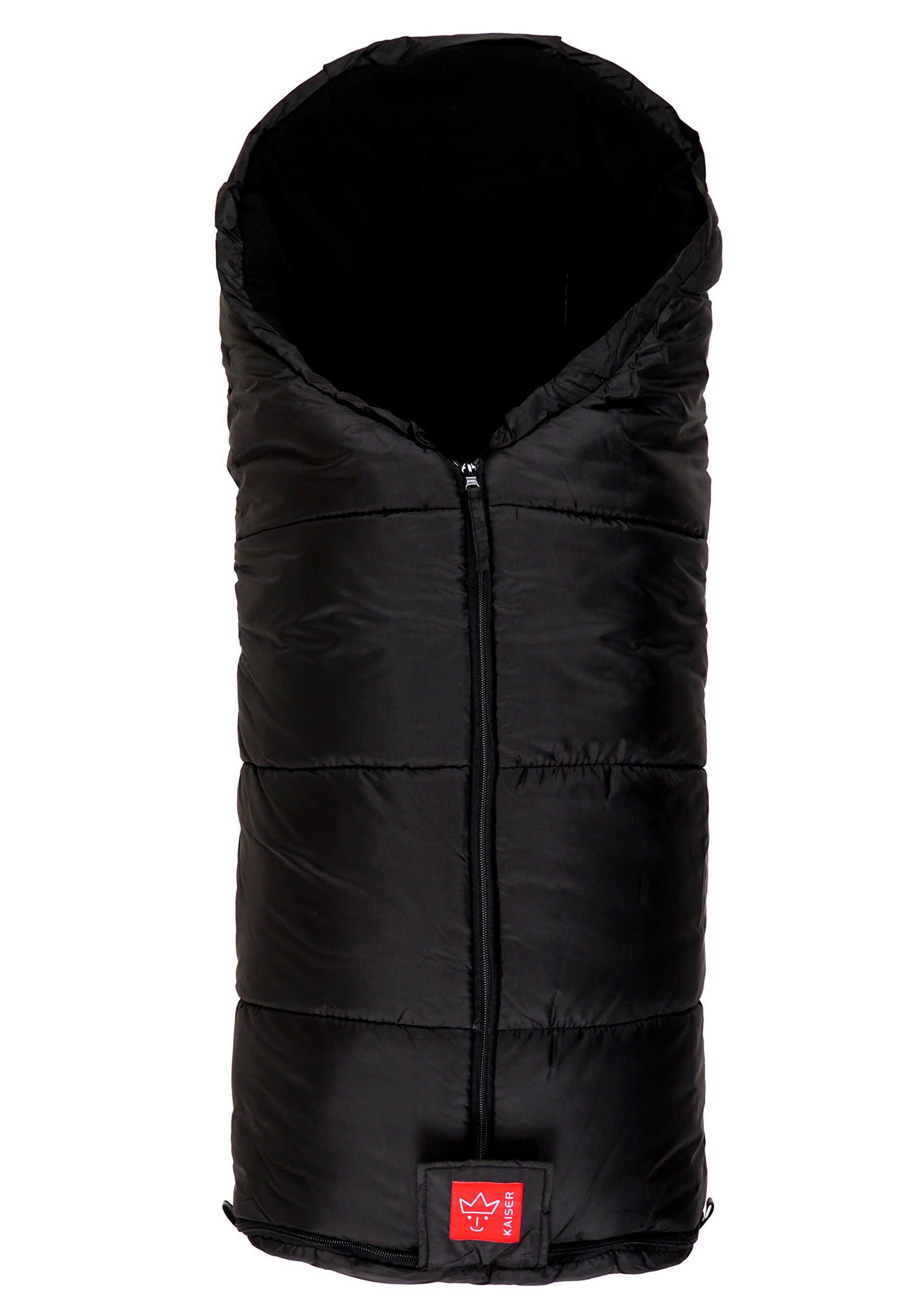 KAISER Stroller Foot Muff Thermo - Winter Baby Stroller Cover, Warm & Cozy Footmuff for Strollers (Black) - Perfect for Cold Weather Walks & Outdoor Adventures with Your Baby