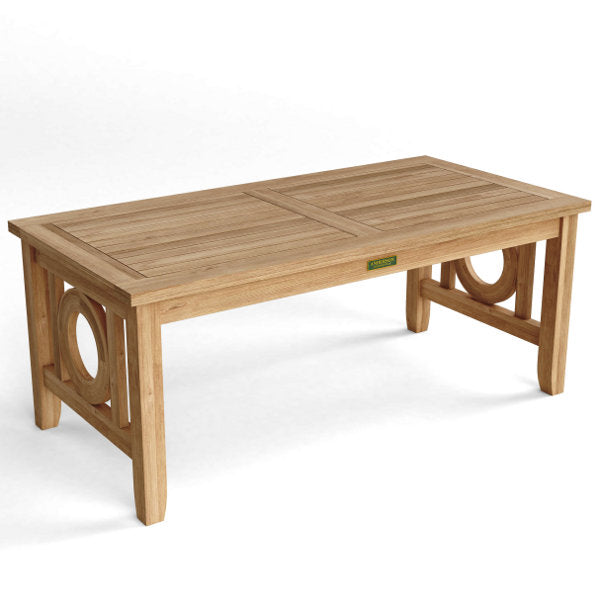 Modern Rectangular Coffee Table - Solid Wood Living Room Furniture for Small Spaces - Perfect for Home, Office, and Lounge Decor