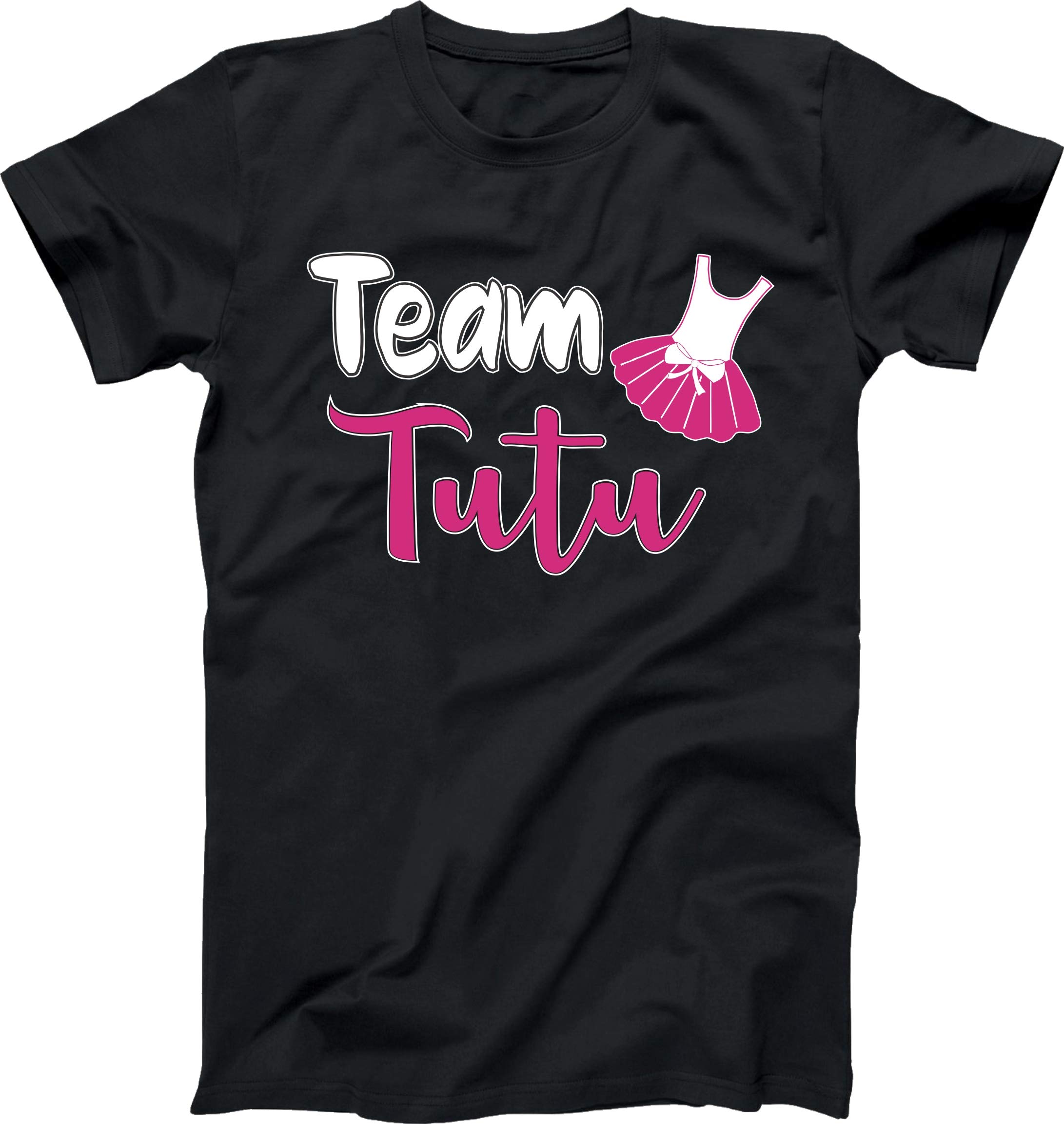 Gender Reveal Touchdown or Tutu Baby Shirt - Pink or Blue Pregnancy Announcement T-Shirt for Baby Showers & Gender Reveal Parties