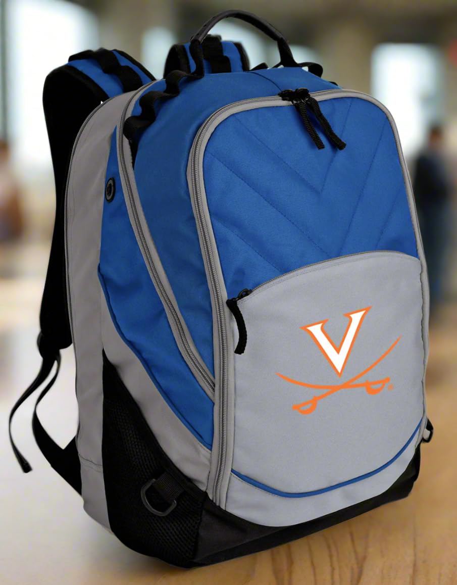 University of Virginia Official UVA Laptop Backpack - Durable Computer Bag for Students, Professionals, and Campus Life
