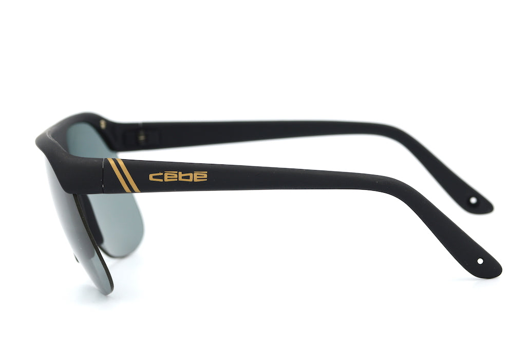 Cebe Matte Black Sunglasses - Polarized UV Protection for Men & Women - Stylish Outdoor Sports & Driving Shades