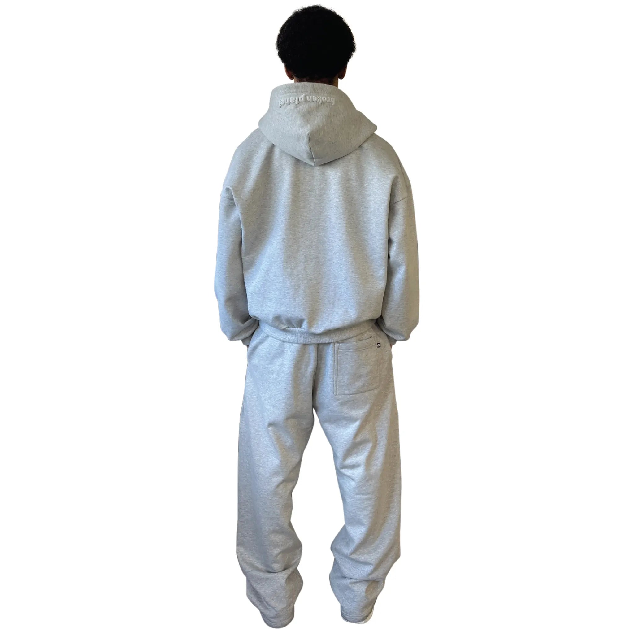 Broken Planet Ash Heather Grey Zip Up Hoodie - Stylish & Comfortable Men's & Women's Pullover for Casual Wear, Street Fashion & Outdoor Activities