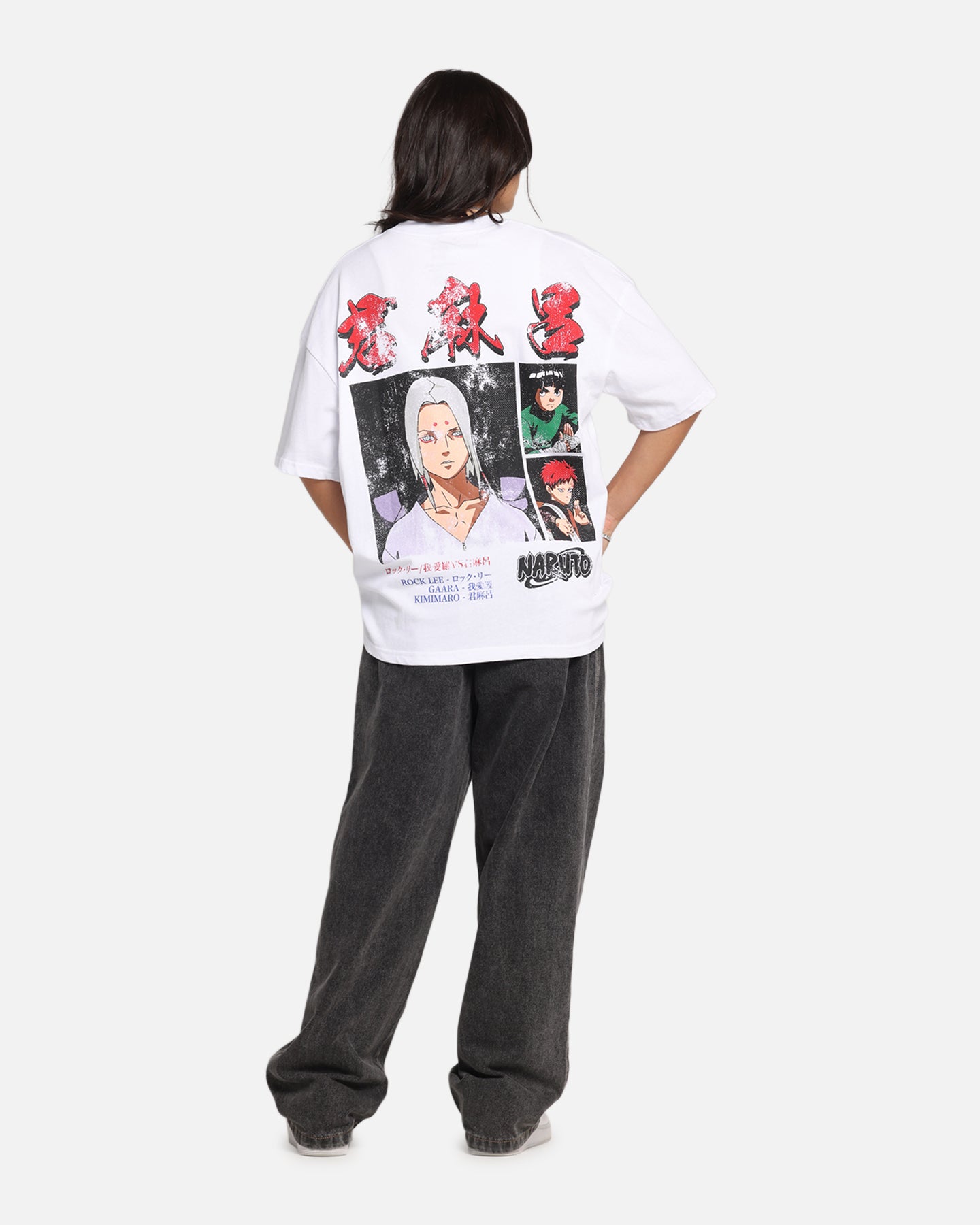 Naruto Kimimaro Vintage Anime T-Shirt - White Cotton Graphic Tee for Men & Women - Perfect for Cosplay, Anime Conventions & Casual Wear