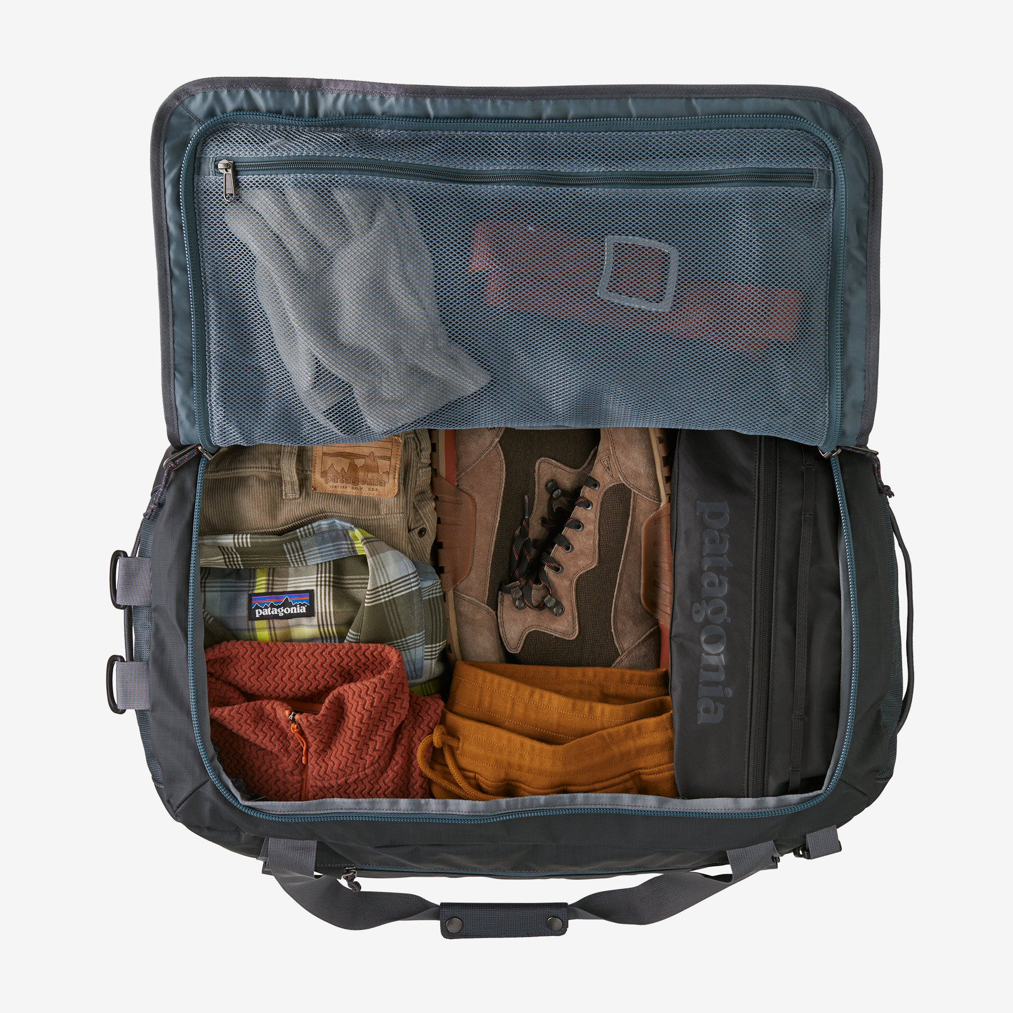 Black Hole® Duffel Bag 55L - Waterproof Travel Duffel for Camping, Hiking & Gym - Durable Carry-On Luggage for Outdoor Adventures