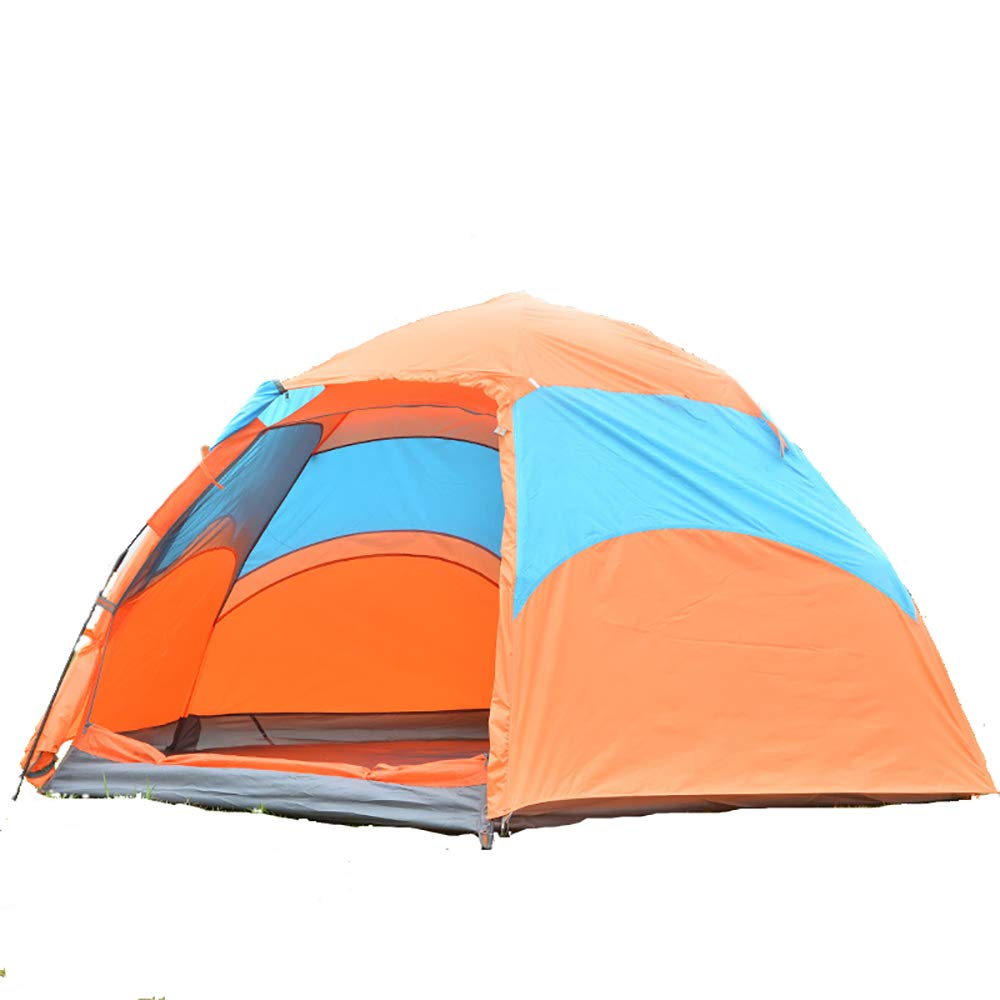 3-5 Person Walk Upright Camping Tent - Spacious Outdoor Dome Tent for Family Camping, Beach & Park Adventures - Independent Room Multi-Functional Large Tent for Camping, Hiking & Outdoor Activities