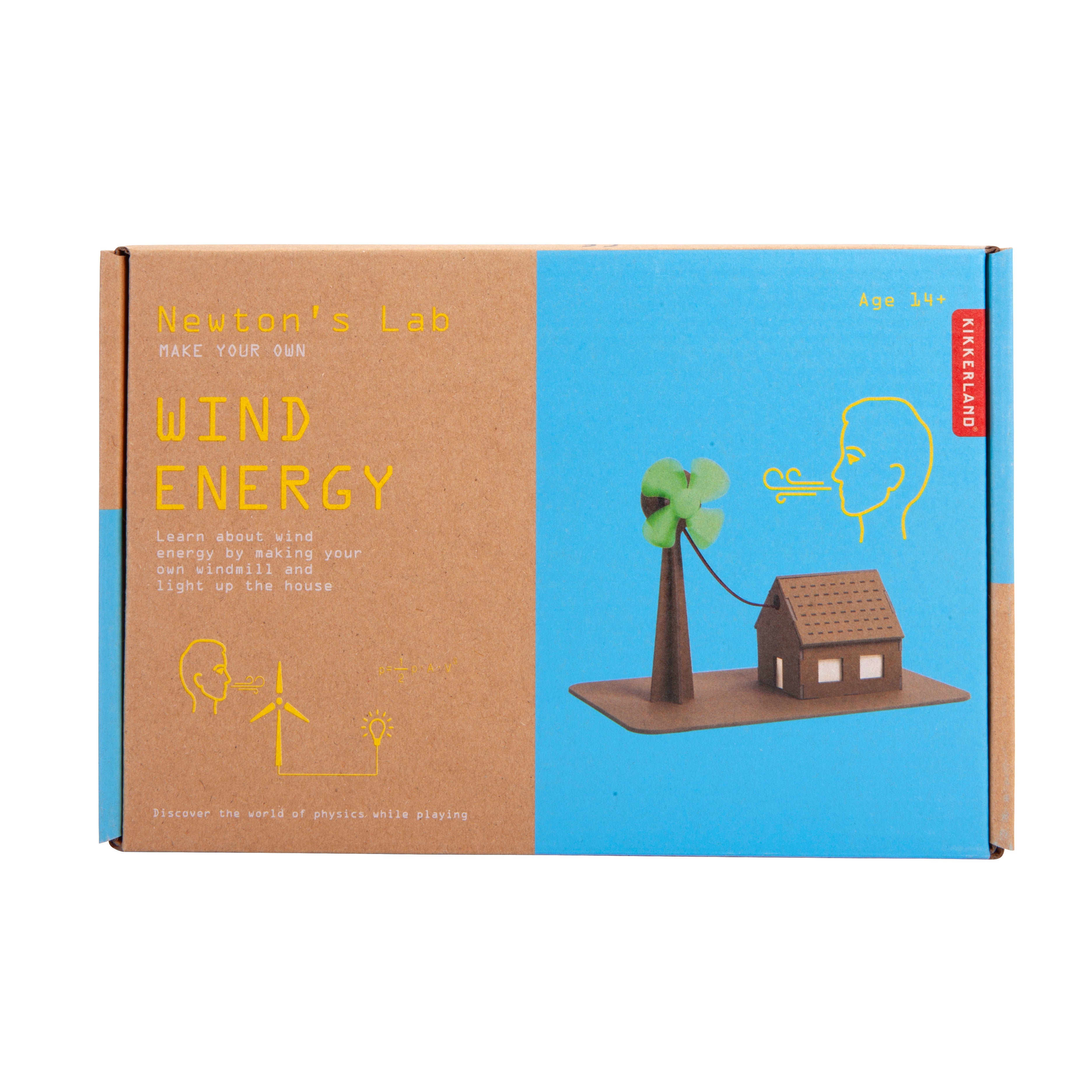 Newton's Lab Wind Energy Kit - STEM Educational Science Toy for Kids, DIY Wind Turbine Generator Model - Perfect for Classroom, Homeschool & Science Fair Projects