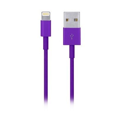 Premium Purple Lightning Cable - Fast Charging & Durable for iPhone, iPad - Perfect for Home, Office & Travel