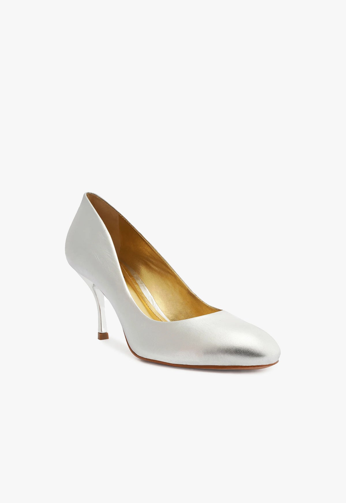 Giordana Women's Genuine Leather High Heel Pumps - Elegant Pointed Toe Dress Shoes for Office, Party & Special Occasions