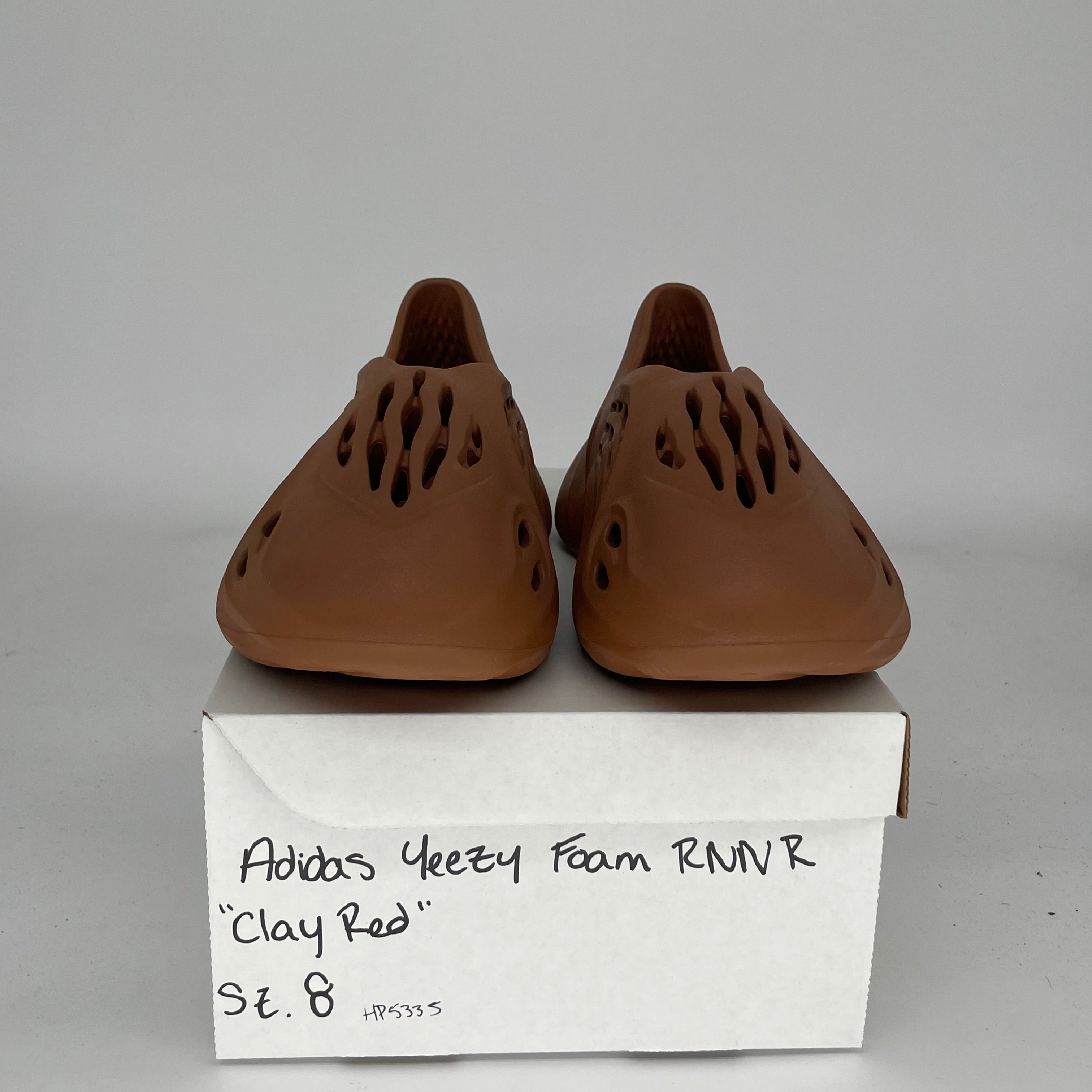 Adidas Yeezy Foam Runner Clay Red - Men's Size 8 | HP5335 | Comfortable Slip-On Shoes for Running, Gym & Casual Wear