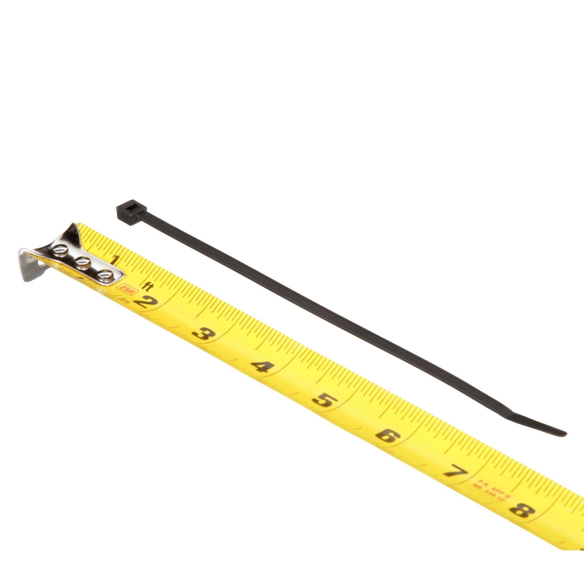 3M CT8BK50 Black Cable Ties 8-Inch 50-Pack - Heavy Duty Zip Ties for Organizing Wires, Cables, and DIY Projects - Indoor & Outdoor Use