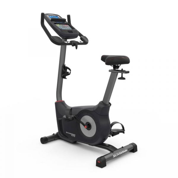 Schwinn 170 Upright Exercise Bike for Home Gym - Indoor Cycling Bike with LCD Display, 29 Workout Programs & Heart Rate Monitor - Perfect for Cardio Training & Weight Loss