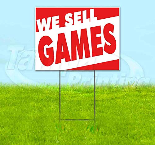 18x24 Inch Yard Sign for Game Day & Advertising - Durable Metal Stake Included | Multi-Pack Discounts | Perfect for Sports Events, Tailgating & Business Promotion (Made in USA)