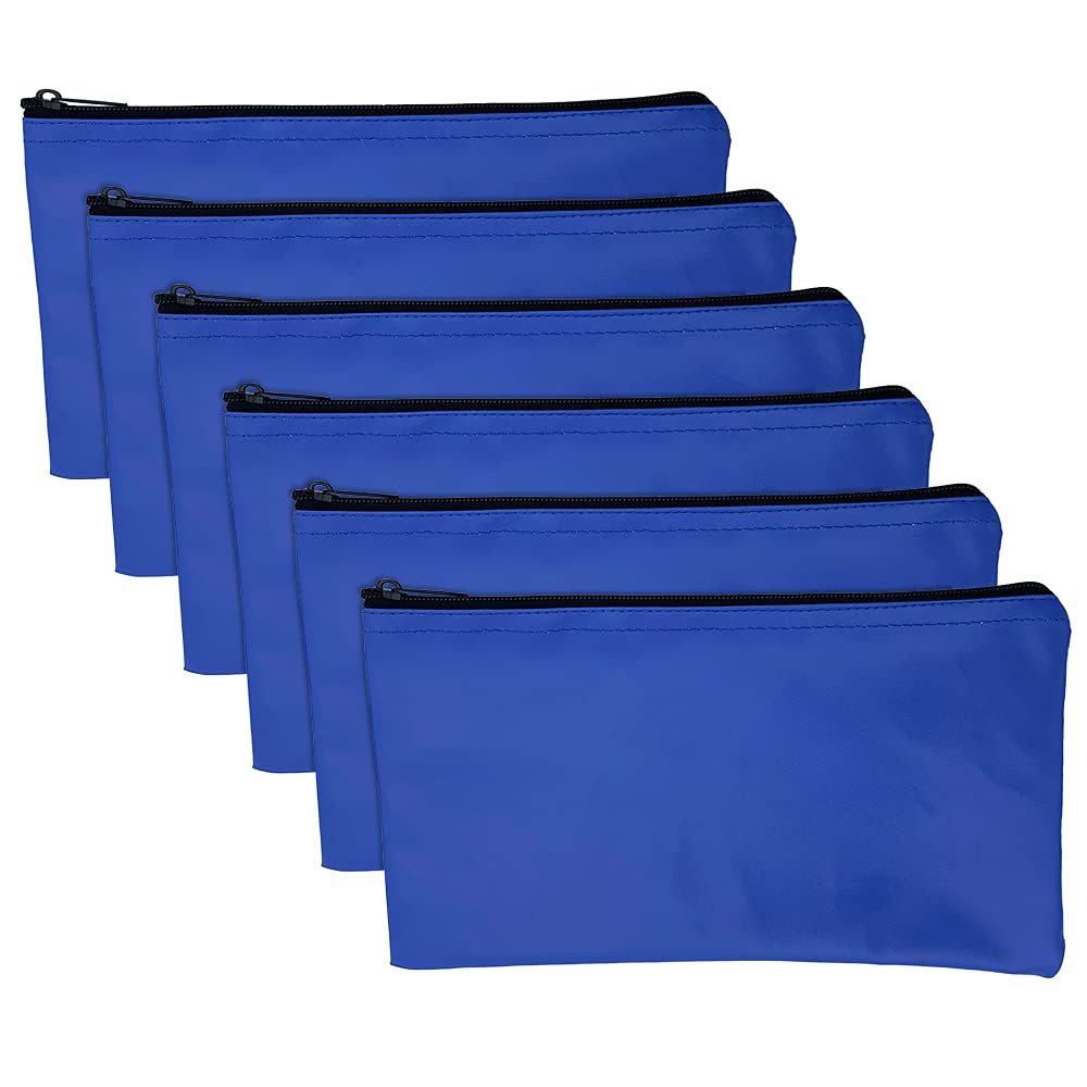 Huron Zipper Bags 6x11 Inches (100 Pack) - Resealable Plastic Pouches for Storage, Organizing & Travel - Perfect for Snacks, Jewelry, Crafts & Office Supplies