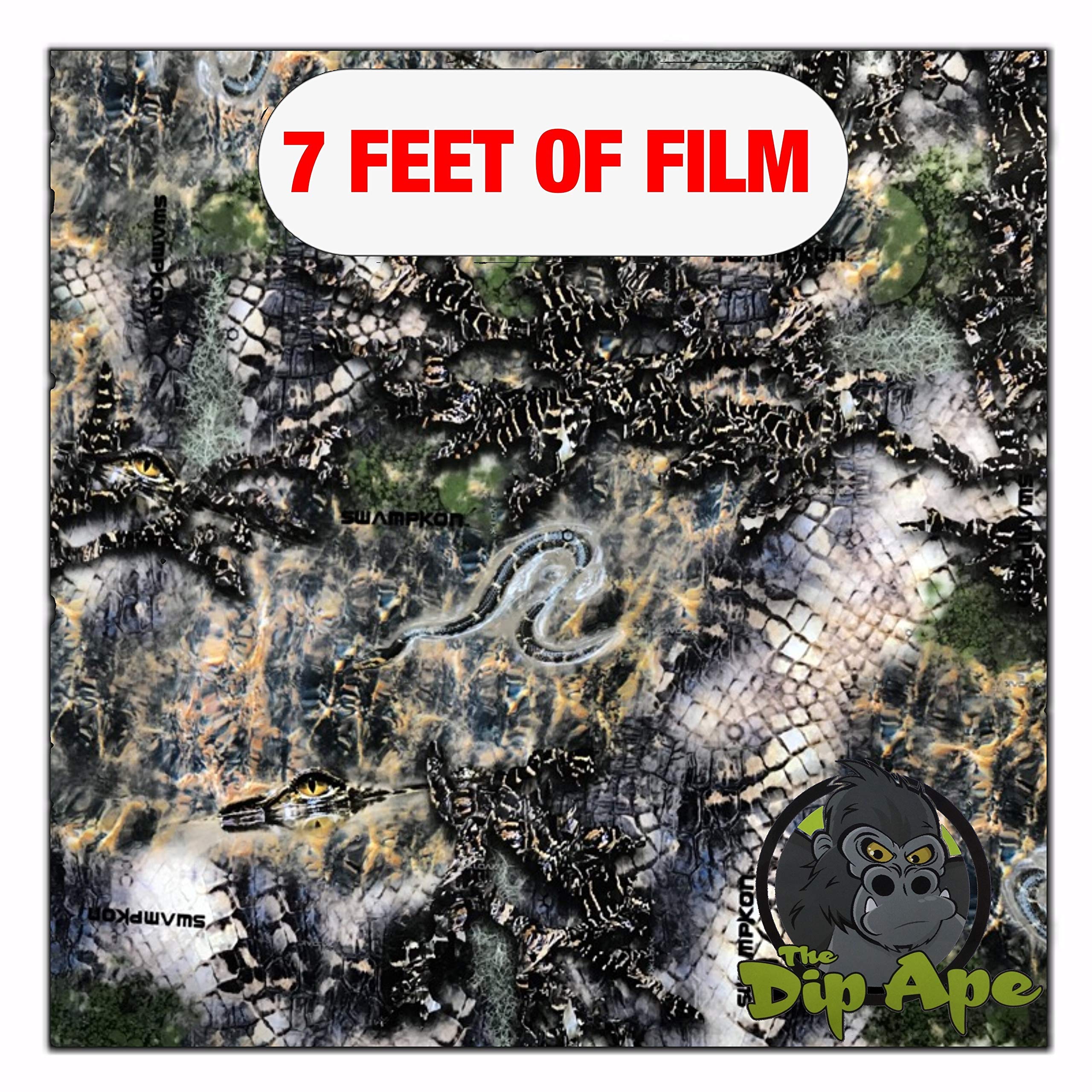 Premium Hydrographic Film Camo Swamp - Water Transfer Printing Film for DIY Projects - Hunting Gear, Gun Camouflage, Automotive Wrapping, and Outdoor Equipment Customization