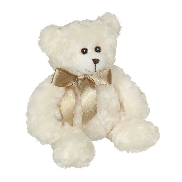 Barnaby Ivory Bear - Soft Plush Stuffed Animal Toy for Kids, Cuddly Nursery Decor, Baby Shower Gift, Perfect for Bedtime, Playtime & Nursery Room Decorations