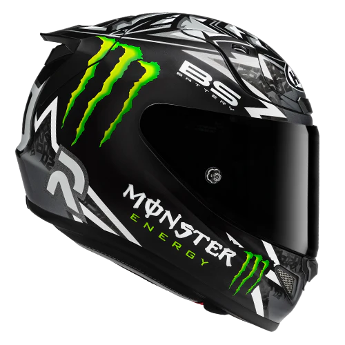 RPHA 12 FQ20 Black Full Face Motorcycle Helmet - Lightweight, DOT & ECE Certified for Racing & Street Riding - High-Performance Safety Gear for Men & Women
