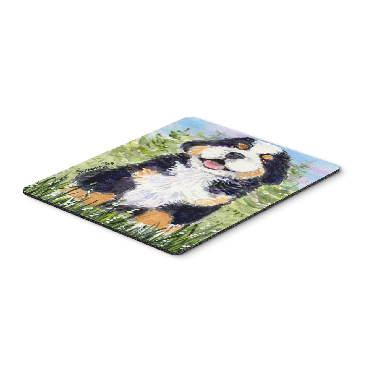 Caroline's Treasures SS8750MP Bernese Mountain Dog Mouse Pad - Large Washable Non-Slip Desk Mat for Home Office, Gaming & Computer Work - Perfect for Laptops, Keyboards & Workspaces