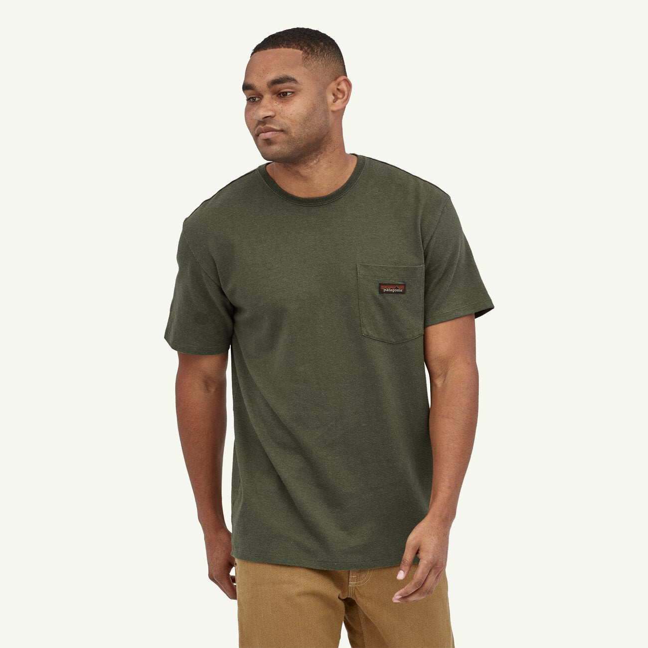 Men's Work Pocket T-Shirt - Durable Comfort Fit Cotton Tee for Construction, Outdoor & Casual Wear