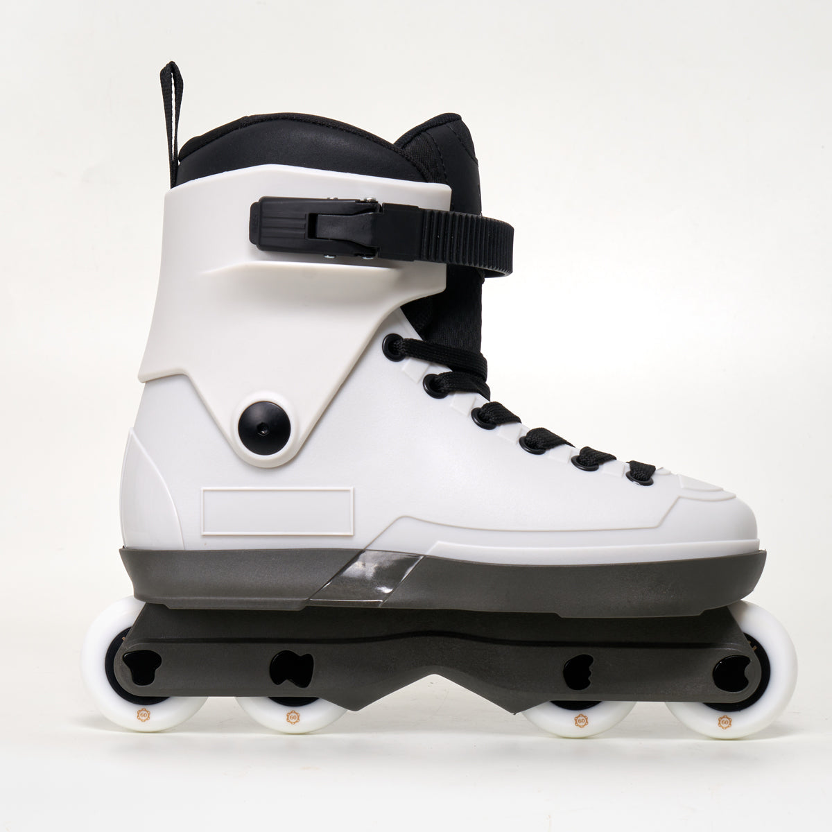 TNEC 60mm White Roller Skates - Loco Custom Setup for Indoor & Outdoor Skating, Rink, Park, and Street Performance