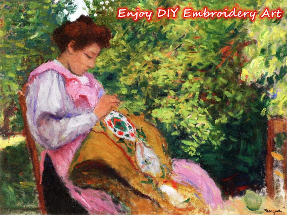 Abillyn 3 Pack Tree Embroidery Starter Kit - Cross Stitch Kits with Printed Patterns & Pre-Stamped Fabric for Beginners (Perfect for DIY Home Decor, Gifts & Craft Projects)
