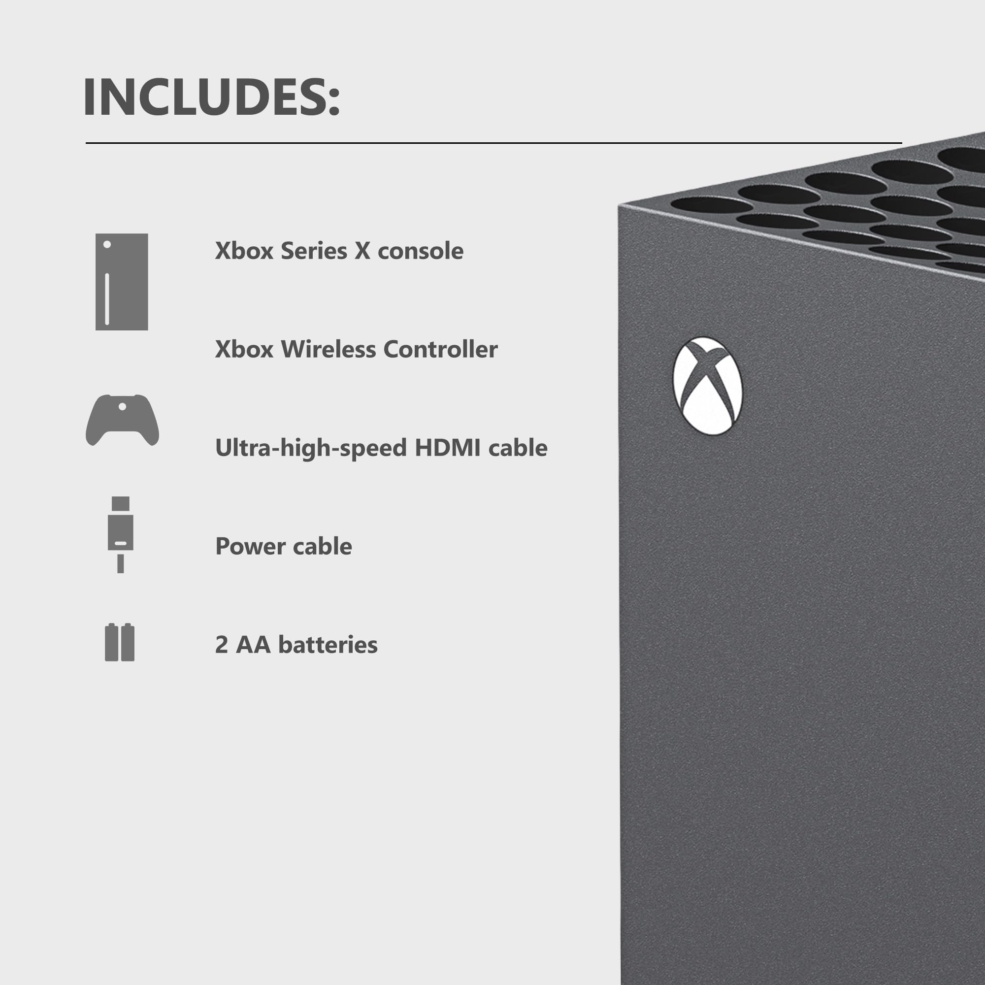 Xbox Series X 1TB SSD Gaming Console with Wireless Controller - 120FPS, 16GB RAM, 1TB SSD, 4K Ultra HD, Velocity Architecture - Perfect for Next-Gen Gaming, Home Entertainment & Multiplayer Online Games