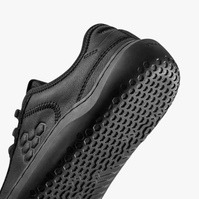 Vivobarefoot Men's Gobi Leather Sneakers - Minimalist Barefoot Shoes for Walking, Running & Travel - Lightweight & Flexible Footwear for Active Lifestyles
