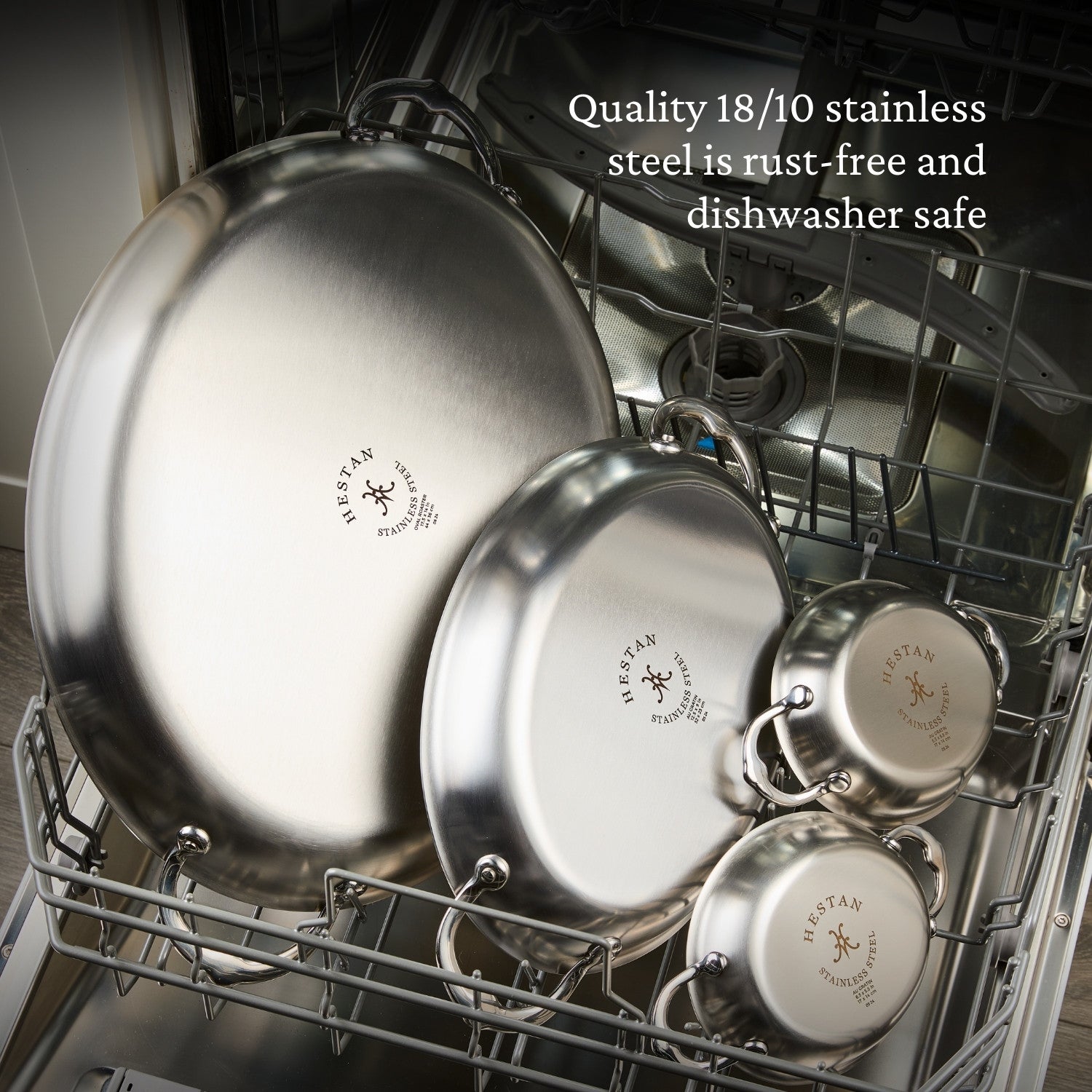 Hestan Provisions Oval Fish Pan - Premium Nonstick Cookware for Perfect Seafood - Ideal for Sautéing, Frying & Serving Fish Dishes at Home