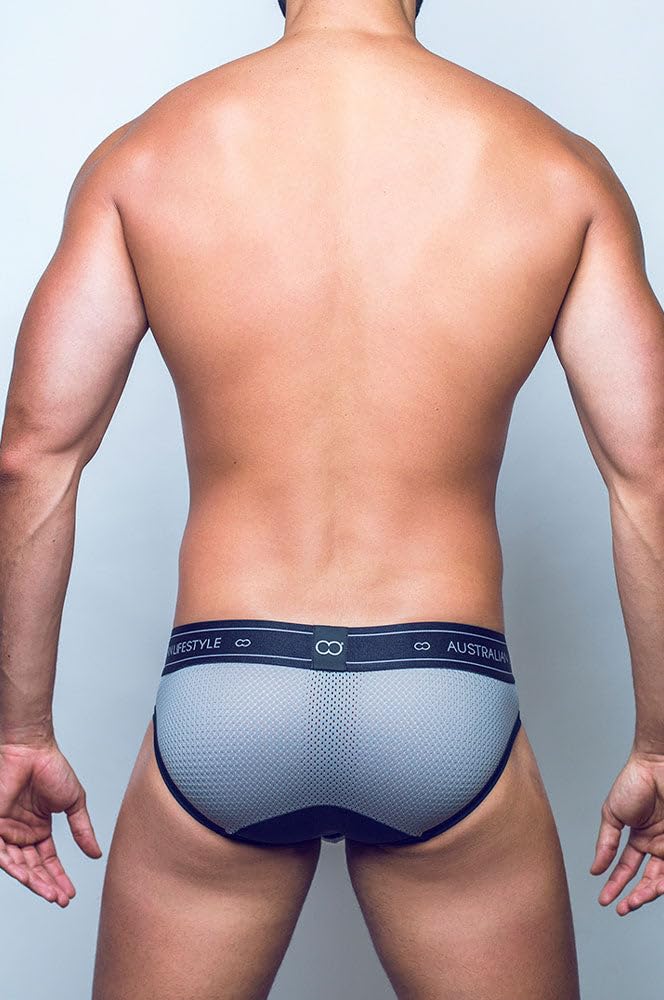 Apollo Nano Brief Iron Grey - Men's Comfortable Underwear for Everyday Wear - Ideal for Workout, Travel & Daily Use