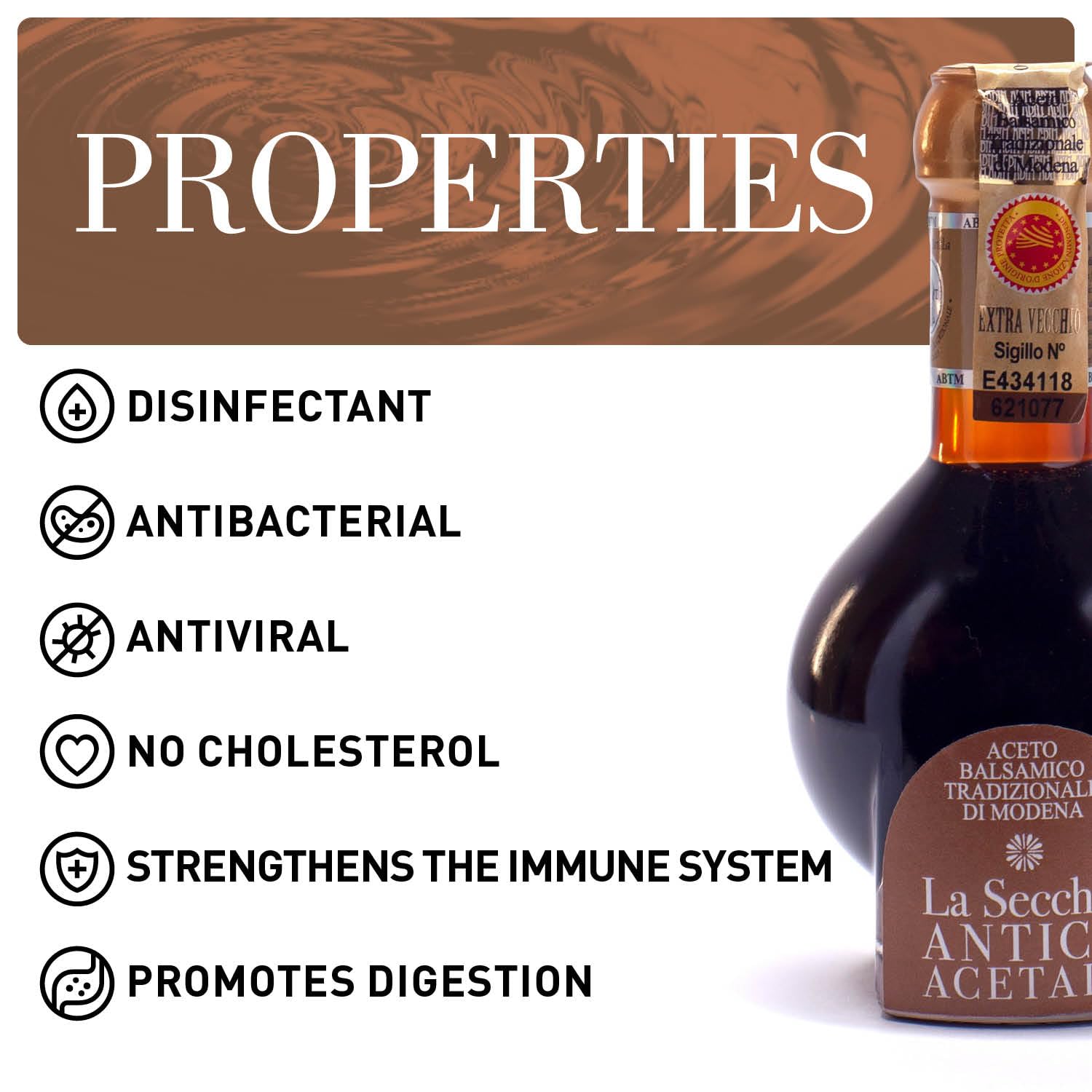Premium Aged Balsamic Vinegar of Modena - Extra Vecchio 25 Years, 100ml Italian Gourmet Vinegar with Gift Box & Glass Dispenser - Perfect for Salads, Cheese Pairing & Gourmet Cooking