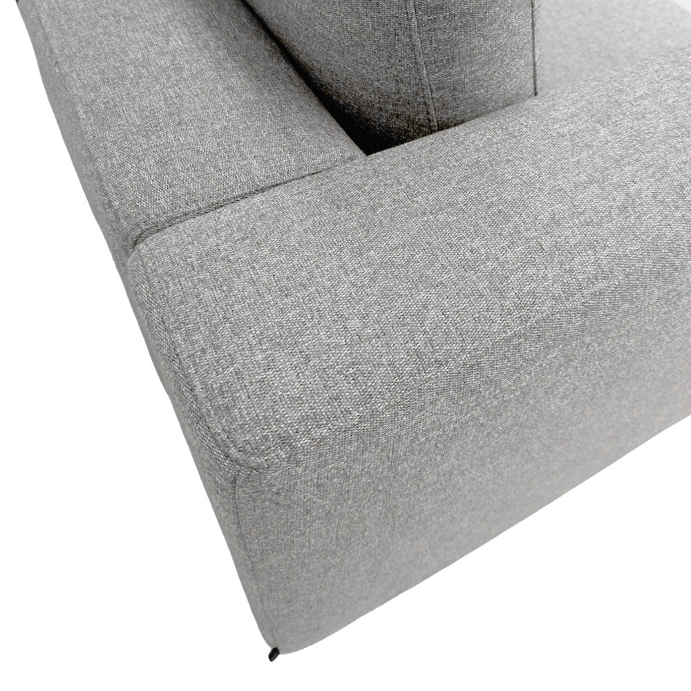 Modular 4-Seater Sofa with EcoClean Fabric - Comfortable & Durable Sectional Couch for Living Room, Lounge, and Family Room