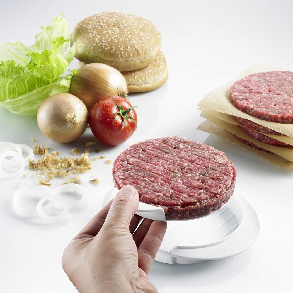 Non-Stick Burger Press & Hamburger Maker Mold - Perfect for Juicy Beef Patties, BBQ Grilling, and Backyard Cookouts - Ideal for Home Kitchen, Outdoor Camping, and Restaurant Use