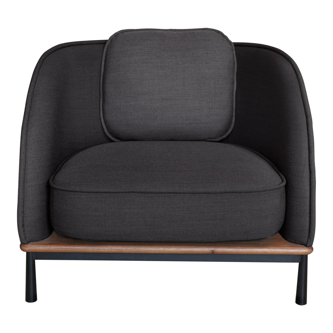 Arc Lounge Chair - Modern Comfortable Recliner for Living Room, Patio & Office - Relaxing Reading & Nap Chair with Ergonomic Design
