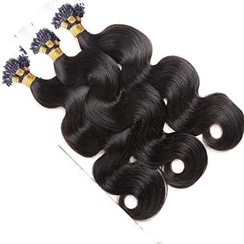 28 Inch Body Wave Micro Loop Ring Human Hair Extensions - 100% Remy Human Hair, Brown Color 4#, Micro Bead Hair Extensions for Volume & Length - Perfect for Weddings, Parties & Daily Styling (24 Inch 100 Strand, Color 2#)