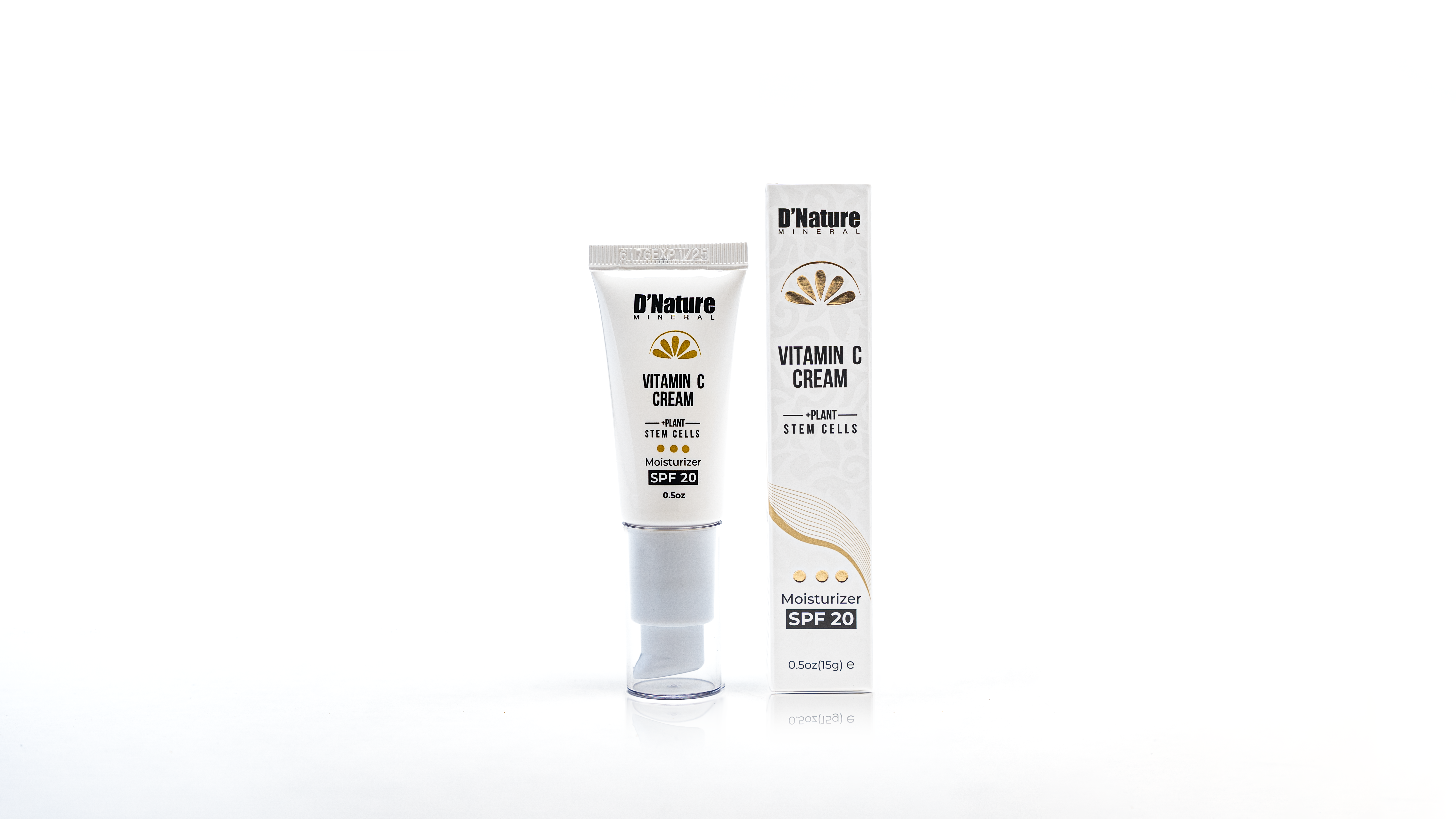Vitamin C Brightening Cream with SPF 20 - Anti-Aging & Hydrating Face Moisturizer for Daytime Use - Perfect for Dry Skin & Sun Protection