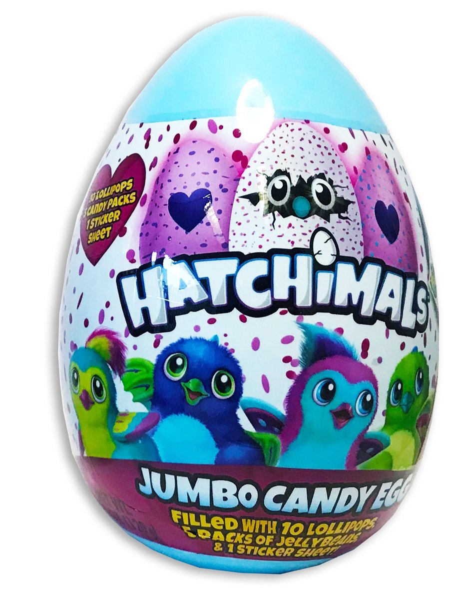 Giant Candy Filled Hatchimal Eggs - 4.23oz (Pack of 6) | Fun Surprise Treats for Kids Birthday Parties, Easter Egg Hunts & Classroom Rewards