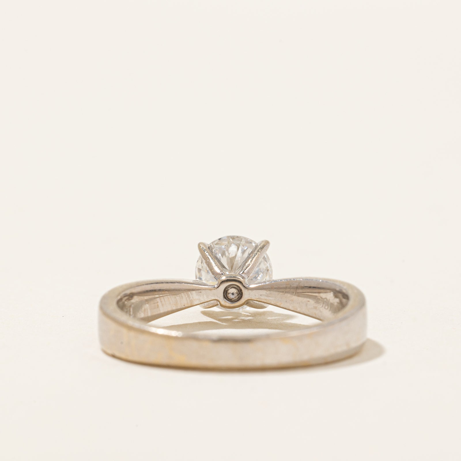 0.70ct High Set Diamond Engagement Ring for Women - Size 4.75 | Elegant Solitaire Wedding Band | Perfect for Proposals, Anniversaries & Special Occasions