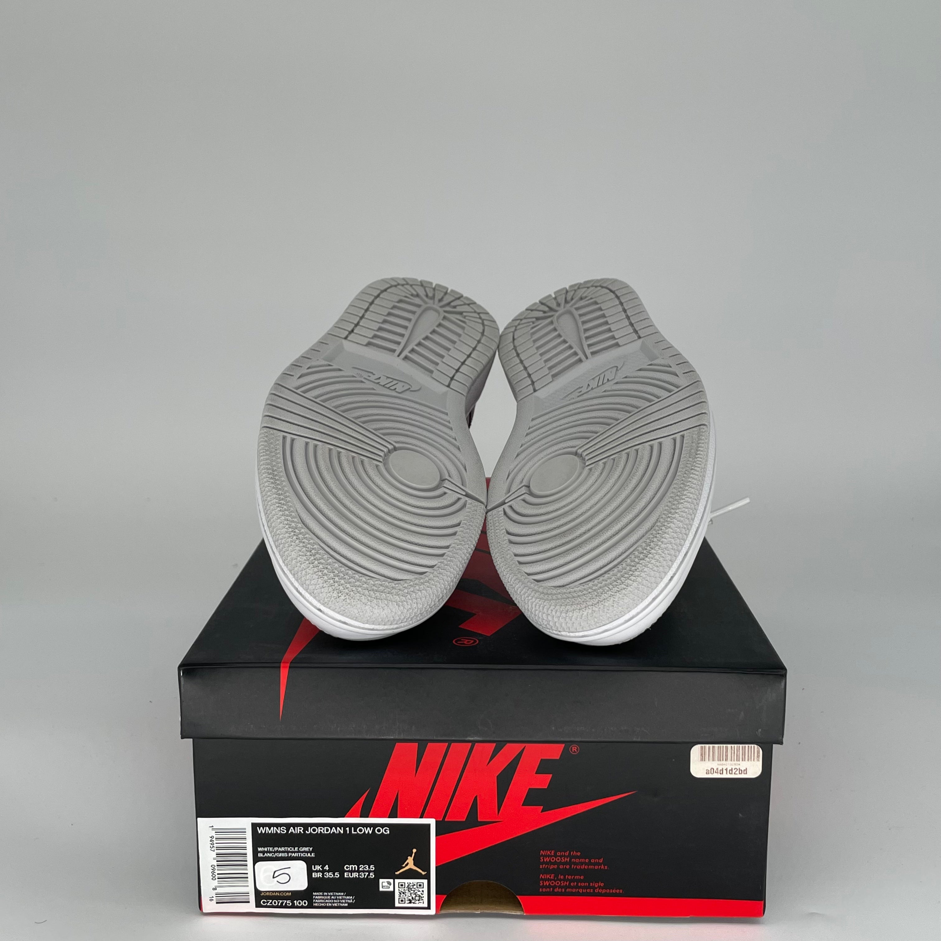 AIR JORDAN 1 LOW NEUTRAL GREY Womens Size 5 Sneakers CZ0775-100 - Perfect for Casual Wear, Street Style & Everyday Comfort