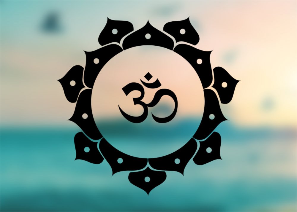 Mandala Om Peace Yoga Vinyl Decal Sticker - Waterproof Car, Truck, Laptop Decoration - Multiple Sizes Available - Perfect for Yoga Lovers, Spiritual Gifts & Vehicle Personalization