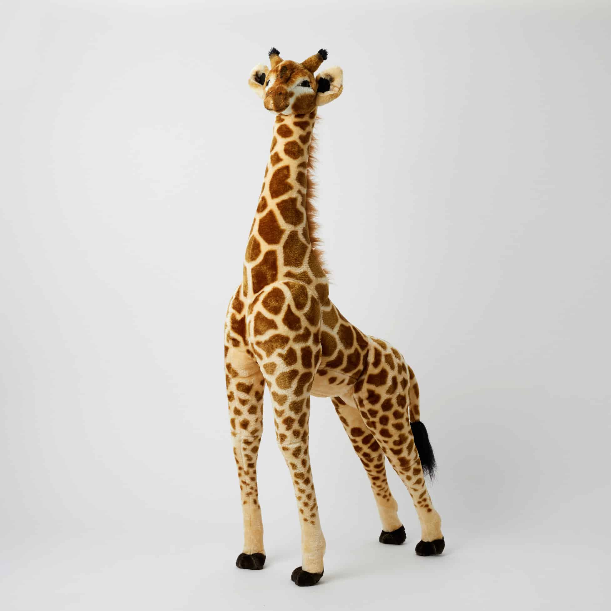 Jiggle & Giggle Giant Standing Giraffe Plush Toy - Large Stuffed Animal for Kids, Nursery Decor, Baby Shower Gift & Playroom Accent