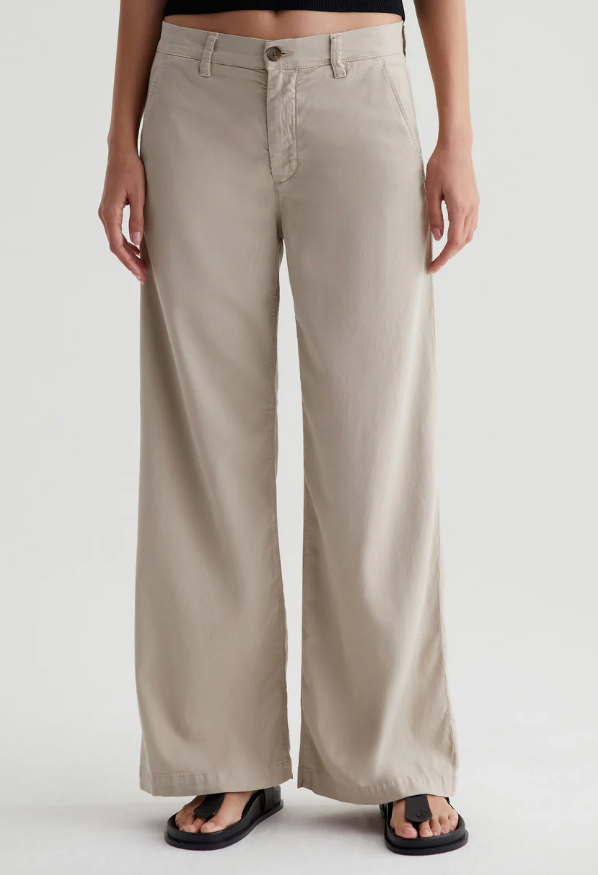 AG Caden Women's Wide Leg Tailored Fit Pants - High Waist Comfortable Office Work Trousers for Business Casual & Professional Wear