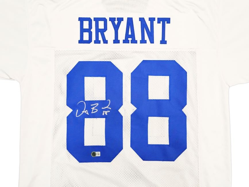 Authentic Dez Bryant Dallas Cowboys Signed White Football Jersey - Limited Edition Collectible for NFL Fans & Memorabilia Enthusiasts | Perfect for Display, Gifting, and Sports Decor