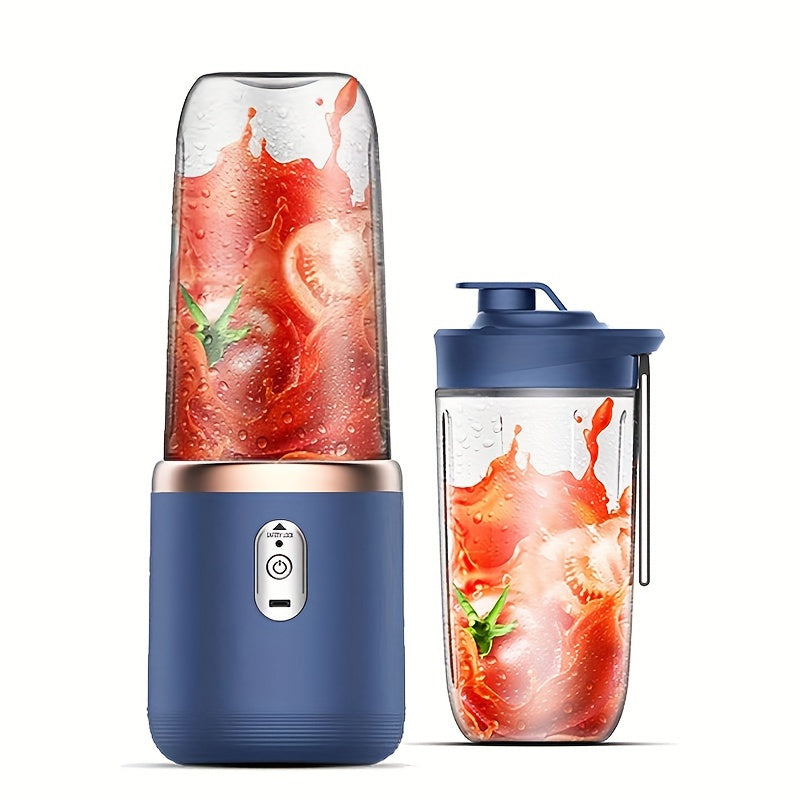 Portable USB Rechargeable Juicer Cup - Powerful Mini Blender for Smoothies, Juices & Shakes | Compact Travel Design | Perfect for Gym, Office & Outdoor Adventures