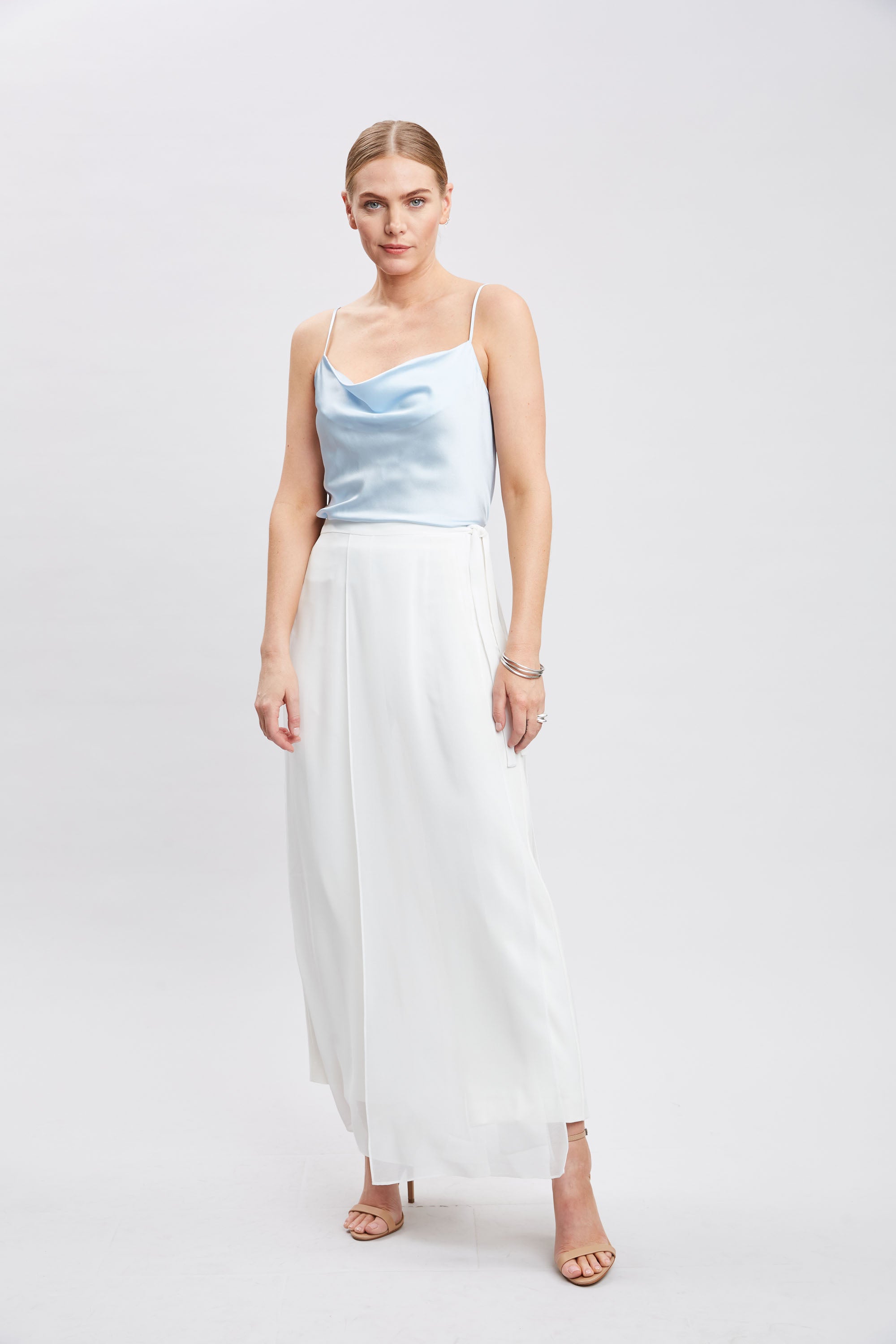 Luxury Stretch Silk Satin Cami Top for Women - Soft & Comfortable Sleepwear, Loungewear & Layering Piece - Perfect for Nightwear, Date Nights & Special Occasions