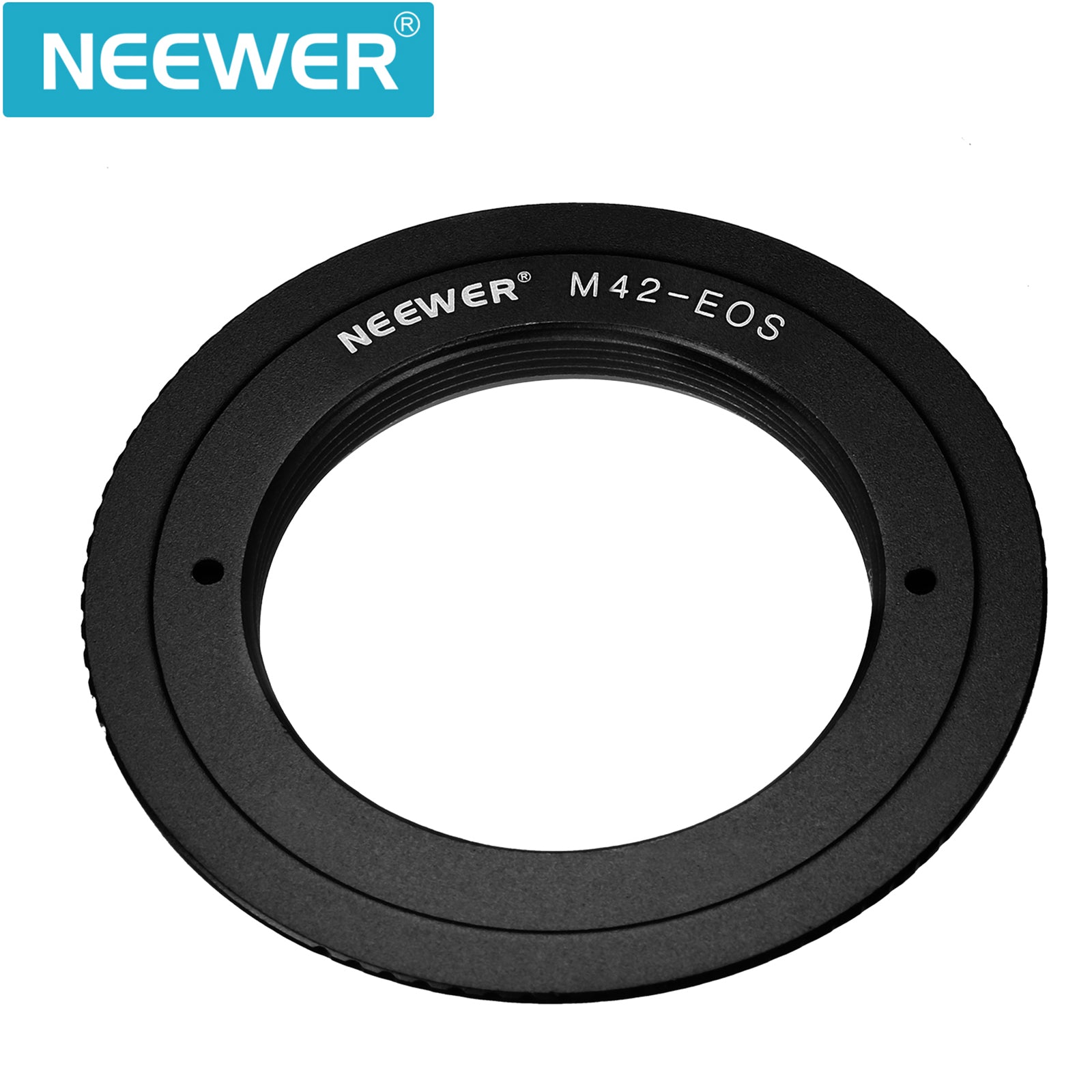 NEEWER Aluminum Alloy Lens Mount Adapter - Black | Compatible with DSLR & Mirrorless Cameras | Durable & Lightweight for Photography & Videography