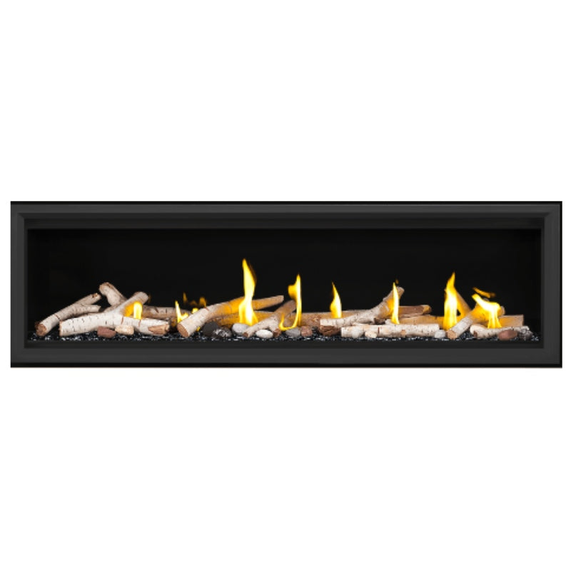 Napoleon Vector 62 Linear Direct Vent Gas Fireplace - LV62N | Modern Indoor Heating Solution for Living Rooms & Bedrooms | Energy Efficient & Stylish Home Decor