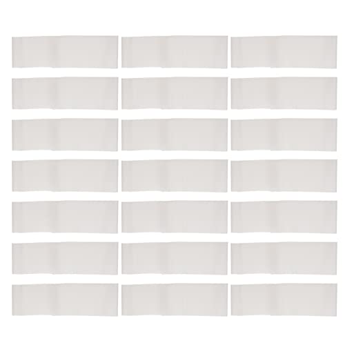 EXCEART 100Pcs Disposable Spa Hair Bands - Soft White Facial Hair Hoops for Salon, Spa & Home Use - Perfect for Hairdressing, Skincare & Makeup Application