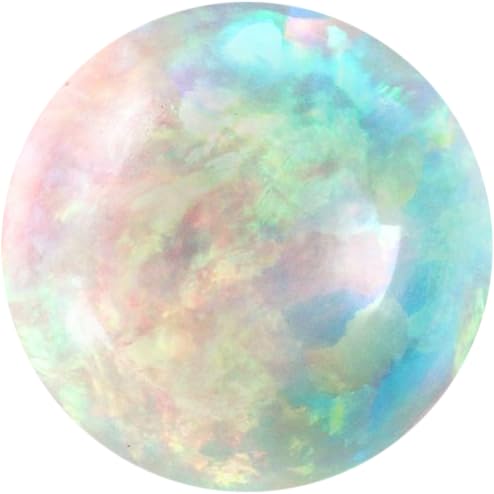 White Opal-Cabochon, October